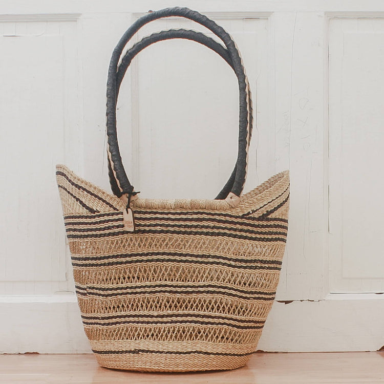 Shoulder Shopper - Natural Palette Baskets Big Blue Moma   