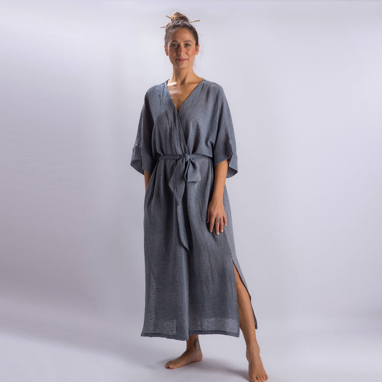 Loomist Sile Maxi Wrap Dress Dress loom.ist