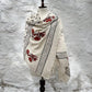 Loomist Wood Block Printed Linen Wrap Scarf loom.ist