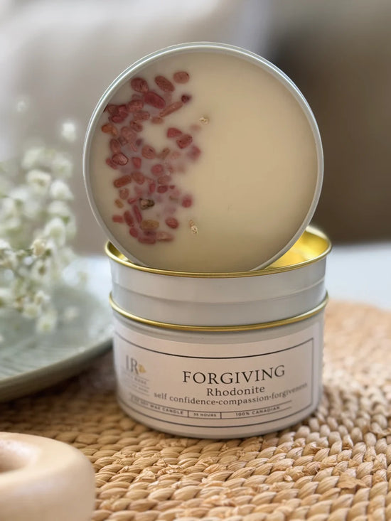 Gem Stone Candles - I Am Forgiving Candles Louna Rose