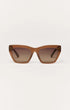 Z Supply Sunglasses Park Ave Sunglasses Z Supply Eyewear Taupe-Tort