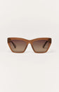 Z Supply Sunglasses Park Ave Sunglasses Z Supply Eyewear Taupe-Tort