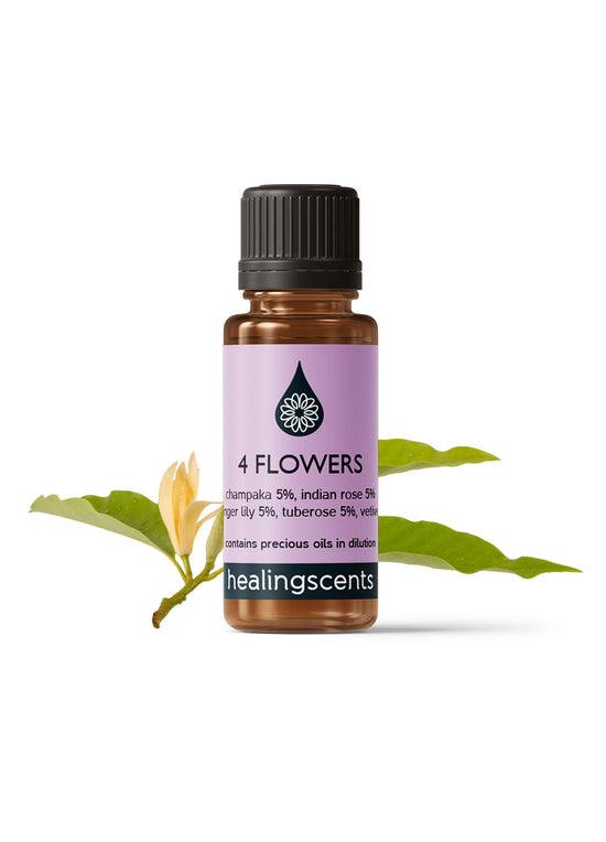 4 Flowers Synergy Blend Natural Perfumes Healingscents